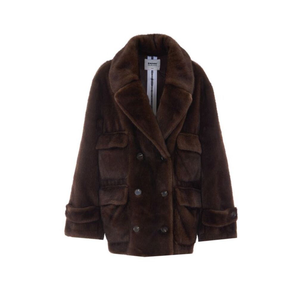 Sword Women Faux Fur Coat